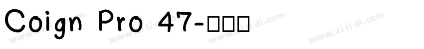 Coign Pro 47字体转换